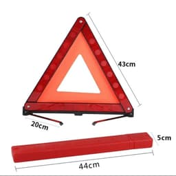 Biển Cảnh Báo Nguy Hiểm Tam Giác Phản Quang Cho Ô Tô, Biển Cảnh Báo Lắp Ghép - Gập Gọn- DK.Cars -Q1 3