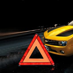 Biển Cảnh Báo Nguy Hiểm Tam Giác Phản Quang Cho Ô Tô, Biển Cảnh Báo Lắp Ghép - Gập Gọn- DK.Cars -Q1 6