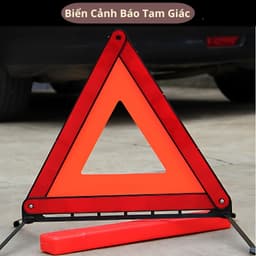 Biển Cảnh Báo Nguy Hiểm Tam Giác Phản Quang Cho Ô Tô, Biển Cảnh Báo Lắp Ghép - Gập Gọn- DK.Cars -Q1 5