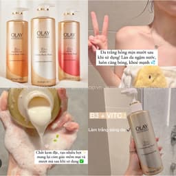 Sữa tắm OLAY Thái Lan trắng da, mềm mịn 500ml 2