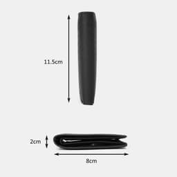Ví Cầm Tay Nam LECOS LV1 Da Thật Bảo Vệ Giấy Tờ An Toàn Phom Chuẩn 3