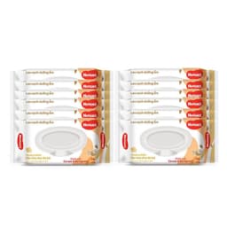 Thùng 12 gói khăn ướt Huggies Bơ hạt mỡ (dưỡng da) cao cấp, dày dặn, mềm mịn cho bé (72 miếng/gói) 2