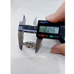 Khoen ore 14mm Khuy mắt cáo đóng bạt, bấm bạt Bằng sắt Túi 100 cái + 100 long đền 5
