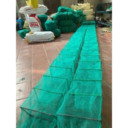 Lưới Lồng Bát Quái Chuyên Bắt Tôm Cua Cá Lươn Trạch Mắt Lưới 3mm Dài Từ 4m5 Đến 8m Hàng Chất Lượng 2