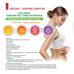 Viên uống hỗ trợ giảm cân ban ngày WesDay- Nhập khẩu Mỹ 3