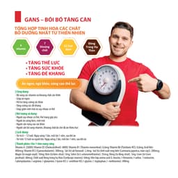 Viên uống hỗ tăng cân GANS - nhập khẩu từ Mỹ 3