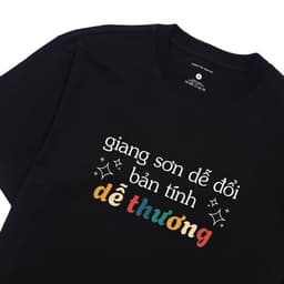 Áo Thun Giang Sơn Dễ Đổi, Bản Tính Dễ Thương Câu Nói Hài Hước Meme. 100% Cotton Form Oversize Nam Nữ 1