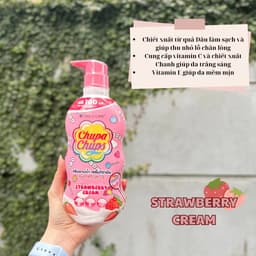 Sữa tắm hương hoa quả Chupa Chups 550ml Thái Lan - Dành cho người lớn giúp làm trắng , mờ thâm, dưỡng ẩm cho da 3