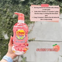 Sữa tắm hương hoa quả Chupa Chups 550ml Thái Lan - Dành cho người lớn giúp làm trắng , mờ thâm, dưỡng ẩm cho da 4
