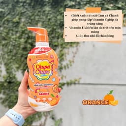 Sữa tắm hương hoa quả Chupa Chups 550ml Thái Lan - Dành cho người lớn giúp làm trắng , mờ thâm, dưỡng ẩm cho da 5