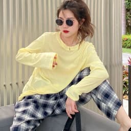 Áo thun giấy dài tay freesize form rộng ( cotton giấy -dài tay) chất mỏng co giản 8