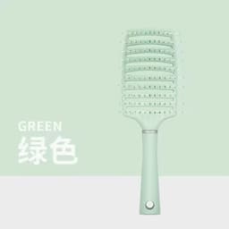 Lược chải tóc gỡ rối làm phồng tóc - lược bán nguyệt màu pastel siêu xinh 24x7cm -260901 2
