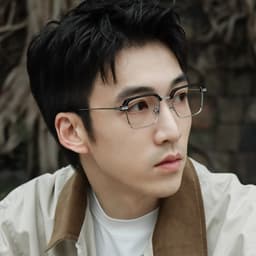 Gọng kính cận nửa viền thời trang nam nữ ANDU dáng vuông chống tia UV kim loại cao cấp - 01177 8