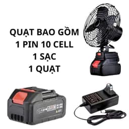 Quạt Tích Điện Mini DIDOOGLT Để Bàn Lượng Lớn 10 Cell Làm Mát Cực Nhanh, Sử Dụng Liên Tục Nhiều Giờ 7