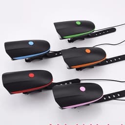 Đèn xe đạp có còi pin sạc usb đèn pha Led  chống nước, đèn trước siêu sáng có 5 chế độ thuyr 8
