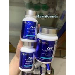 (Bill Canada) Viên uống Zinc25 Bis.Glycinate 25 và Zinc50 Ultra Strength CanPrev 3