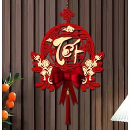 Chữ TẾT PHÚC LỘC Phụ Kiện Trang Trí Tết Nguyên Đán 2027 1