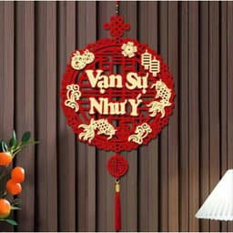 Chữ TẾT PHÚC LỘC Phụ Kiện Trang Trí Tết Nguyên Đán 2027 3