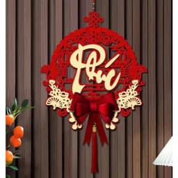 Chữ TẾT PHÚC LỘC Phụ Kiện Trang Trí Tết Nguyên Đán 2027 5