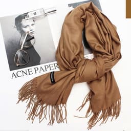 Khăn Choàng Cổ Cashmere Lông Cừu, Bản To 200 x 70cm Dành Cho Nam Nữ, Ấm Áp Mùa Đông Chắc Chắn 3