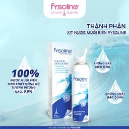 Fysoline - Xịt nước muối biển sâu Pháp 100ml - Vệ sinh, giữ ẩm, cân bằng sinh lý niêm mạc mũi 5
