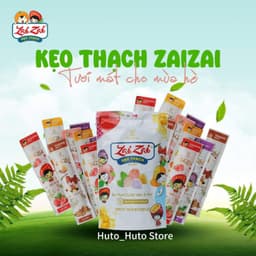 Thạch Zai Zai Đức Hạnh 1KG Thạch Dài Mix Đủ Vị Trái Cây Chính Hãng – Kẹo Thạch Dai Ngon Ăn Vặt Hot Trend | Hutohutoshop 2