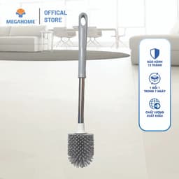 Cọ Toilet Silicon MEGAHOME, Cọ Rửa Bồn Cầu, Nhà Tắm, Nhà Vệ Sinh Siêu Sạch 1