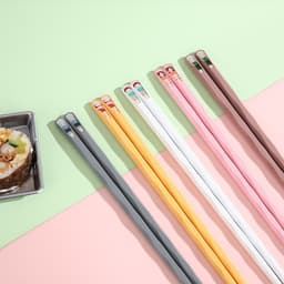 Đũa ăn cơm , SET 10 đôi đũa sợi thủy tinh Nhật Bản kháng khuẩn chống ẩm mốc, Đũa ăn sợi thuỷ tinh chịu nhiệt 2