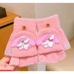 Găng tay Bao tay lông giữ ấm trẻ em từ 4-12 tuổi, hoạt hình hottrend dễ thương ấm áp trong mùa đông 3