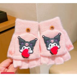 Găng tay Bao tay lông giữ ấm trẻ em từ 4-12 tuổi, hoạt hình hottrend dễ thương ấm áp trong mùa đông 5