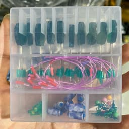 Hộp Phụ Kiện Câu Cá Làm Trục Câu Đài, Câu Đơn Kèm Dây Dù Đầu CầnDOCAU247 8