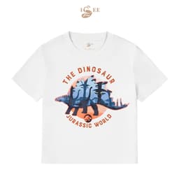 [ĐỦ SIZE 9KG-90KG] Áo Thun Bé Trai Form Rộng Chất Liệu Cotton In Họa Tiết Khủng Long DINOSAUR JURASSIC Cho Bé  ISEE VN 4