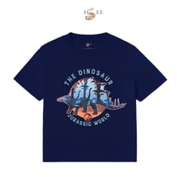 [ĐỦ SIZE 9KG-90KG] Áo Thun Bé Trai Form Rộng Chất Liệu Cotton In Họa Tiết Khủng Long DINOSAUR JURASSIC Cho Bé  ISEE VN 6