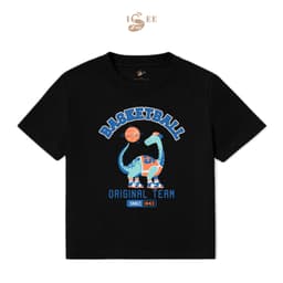 Áo Thun Bé Trai Form Rộng Chất Liệu Cotton In Họa Tiết Khủng Long BASKETBALL Cho Bé Từ 2 Đến 12 Tuổi - ISEE VN 6