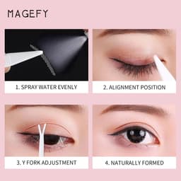 MAGEFY Bộ Miếng Dán Kích Mí 360 Vô Hình Không Để Lại Dấu Vết Lâu Trôi 3046 2