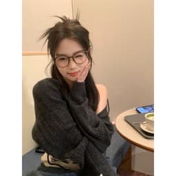 Gọng kính cận thời trang nam nữ ANDU EYEWEAR dáng tròn chất liệu nhựa dẻo siêu nhẹ siêu bền - 7121 6