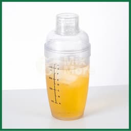 Bình lắc shaker Việt Nhật nhựa chia vạch đen chuyên dùng trong pha chế bao gồm nắp 320ml/460ml/600ml Mixmore 4