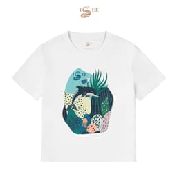 Áo Thun Bé Trai, Bé Gái Form Rộng Chất Liệu Cotton In Họa Tiết Cá Heo Cho Bé Từ 1 Đến 12 Tuổi - ISEE VN 2