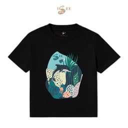 Áo Thun Bé Trai, Bé Gái Form Rộng Chất Liệu Cotton In Họa Tiết Cá Heo Cho Bé Từ 1 Đến 12 Tuổi - ISEE VN 5