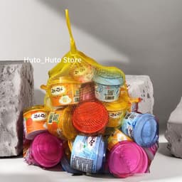 Thạch Zai Zai Đức Hạnh Túi Lưới 1kg Mix Nhiều Vị - Thạch Ly Ăn Liền Dai Giòn Mát Lạnh - Hàng Chính Hãng | Hutohuto 5