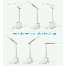 Đèn học để bàn TLDL EBL cao cấp có loại Tích điện Đèn bàn LED đọc sách Làm việc bảo vệ mắt sạc pin Không dây chân USB 5