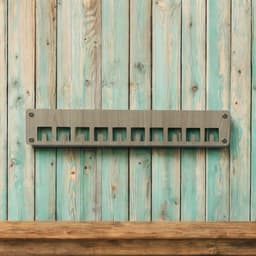 Bảng Gỗ Treo Móc Khóa - Bảng gỗ decor trang trí tường có móc treo chìa khoá 10 chìa - GXHOME 2