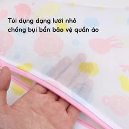 COMBO 5 Túi giặt đồ máy giặt 3 Lớp JYoohome Túi lưới giặt quần áo ngực đồ lót tất vớ có khoá kéo 6