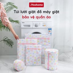 COMBO 5 Túi giặt đồ máy giặt 3 Lớp JYoohome Túi lưới giặt quần áo ngực đồ lót tất vớ có khoá kéo 1
