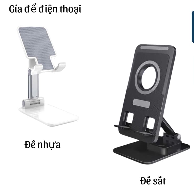Giá đỡ điện thoại để bàn có thể thu vào có thể gập lại Giá đỡ điện thoại chống trượt- Có 2 loại