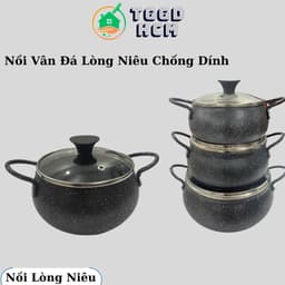 Nồi Vân Đá Lòng Niêu-Nồi Vân Đá Đáy Từ Nhôm Hợp Kim 2