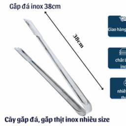 Cây Gắp Đá Inox-Cây Kẹp Đồ Inox-Cây Gắp Đồ Nóng Inox 1