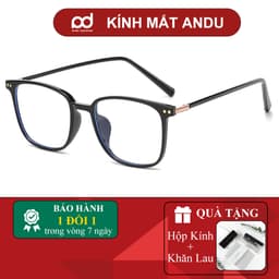 Gọng kính cận thời trang nam nữ NARO EYEWEAR  dáng vuông chống tia UV chất liệu nhựa cốt kim loại - 01264 1