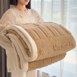 Chăn tuyết nhung vân nổi lông thỏ mềm mịn size 2mx2m3 nặng 1.6kg , chăn nỉ lông thỏ mỏng nhẹ mẫu thời thượng 3