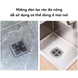 COMBO 50 Miếng Dán Lọc Rác Cống Nước JYoohome Lưới Dán Chống Tắc Nghẽn Thoát Nước Bồn Rửa Chén Bát 5